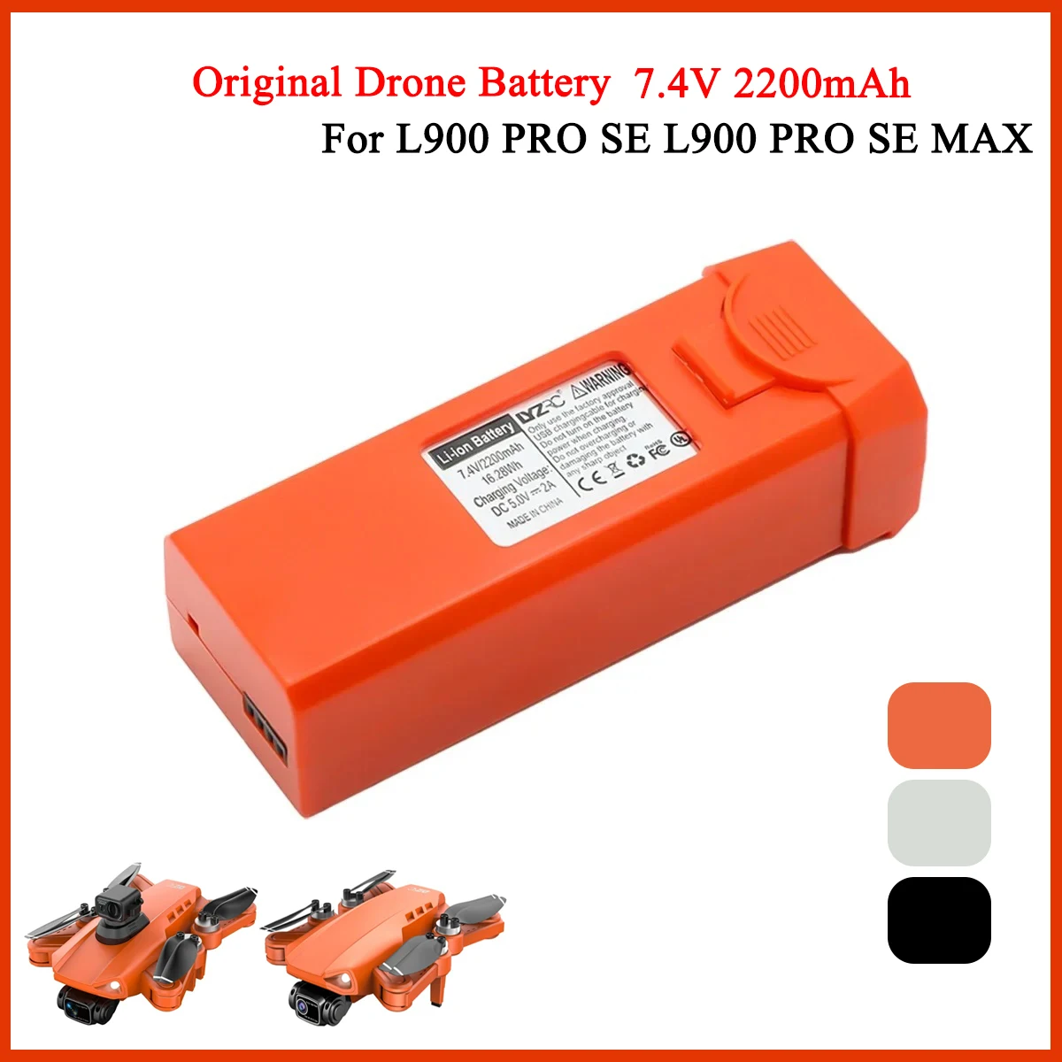 Drone Battery Li-Ion - Batterie de importateur L900 PRO SE