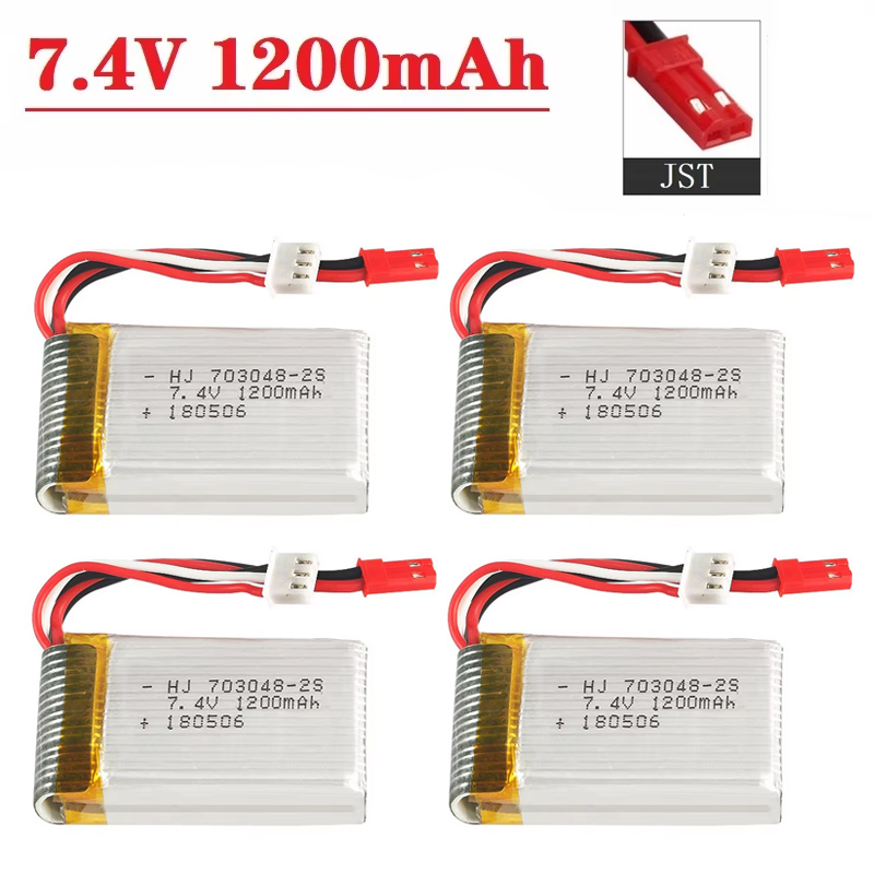 Drone Battery Plate - Batterie Lipo 2S 7,4V 1200mAh 703048