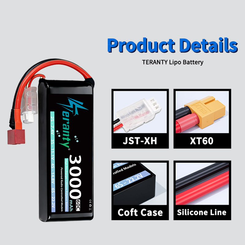 Batterie Lipo TERANTY 2S 3000m - Drone Battery Plate avis et prix