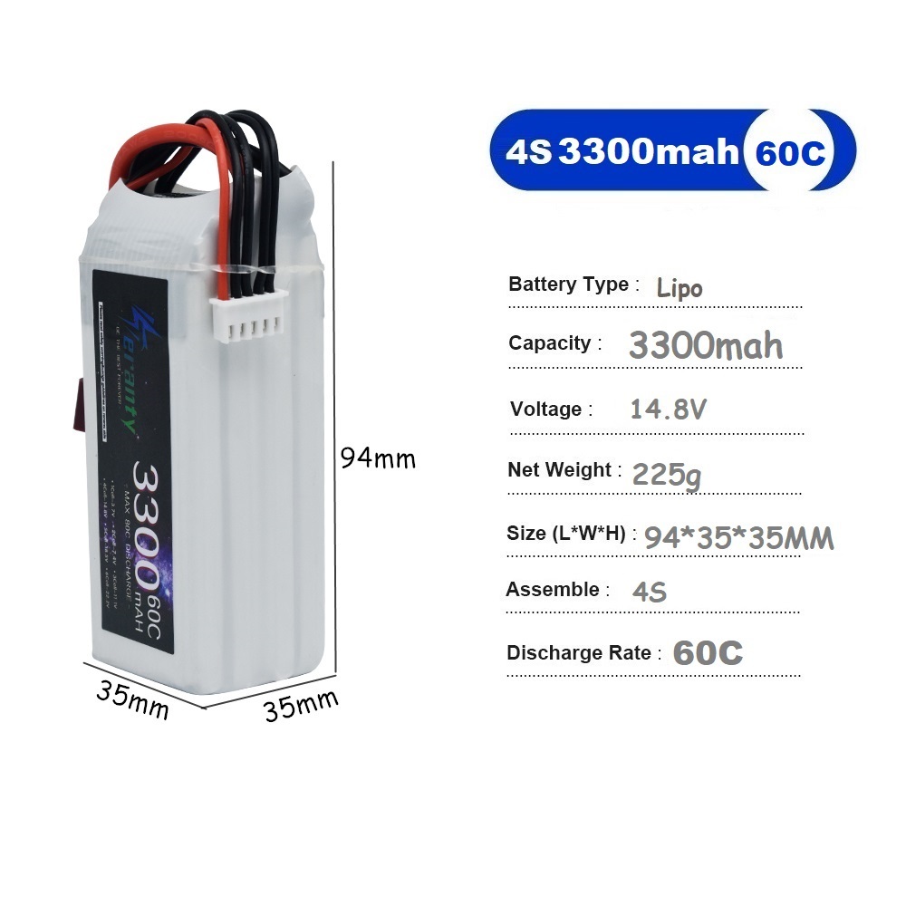 Batterie Rechargeable LiPo 4s  - Drone Battery Connector avis et prix