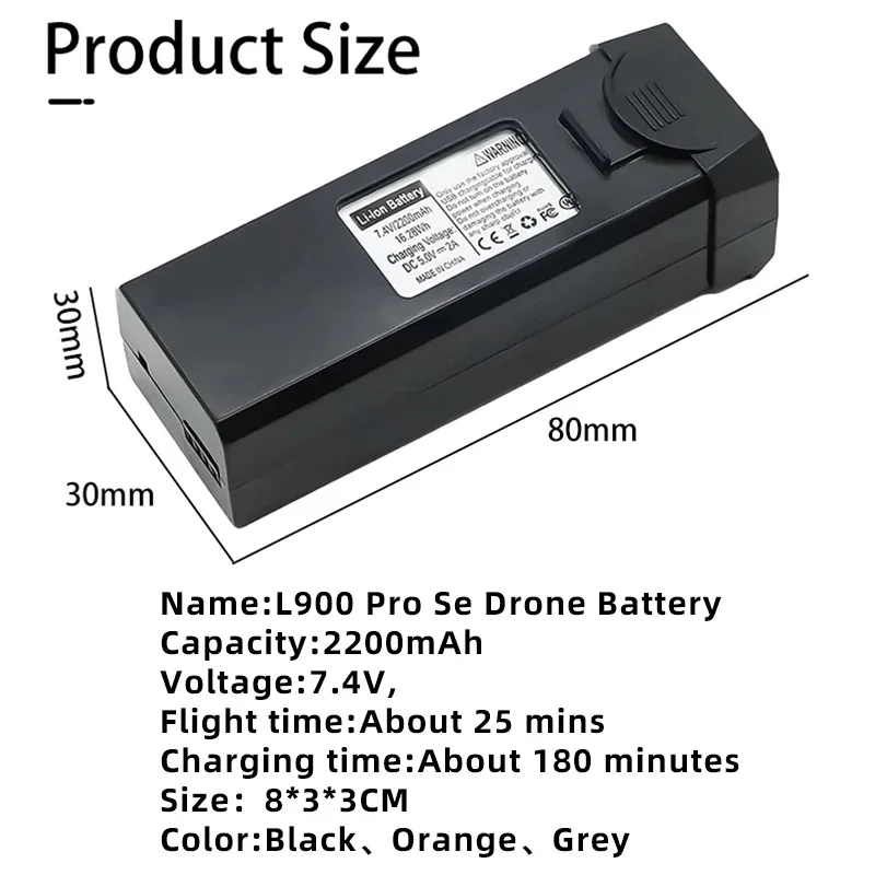 Batterie de importateur L900 P - Drone Battery Li-Ion avis et prix