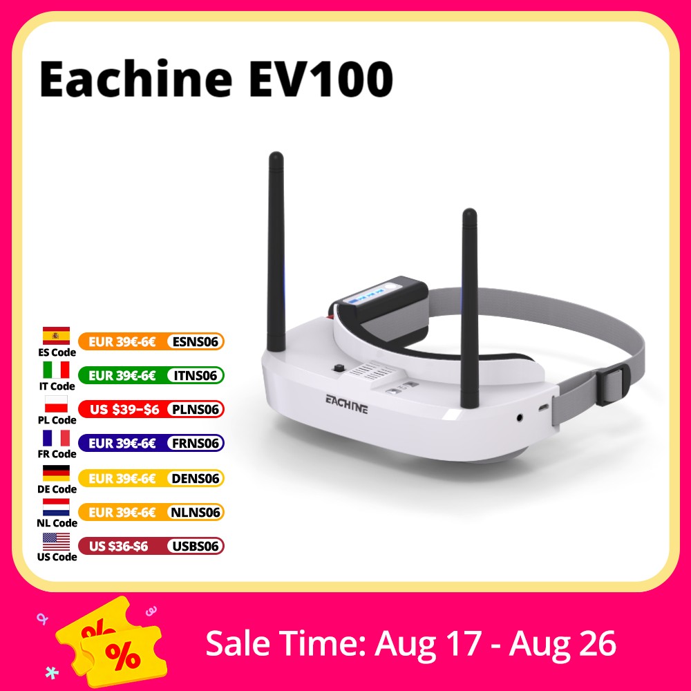 Eachine EV100 720*540 5.8G 72C - Drone Battery Case avis et prix