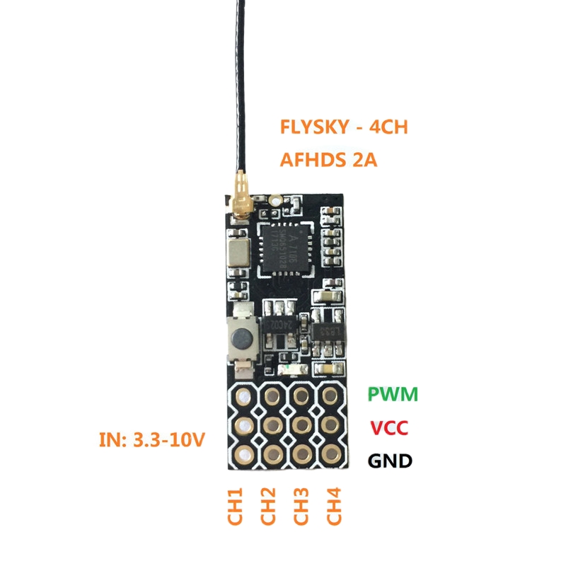 Récepteur Flysky FS2A Mini 4CH - Drone Battery Plate avis et prix